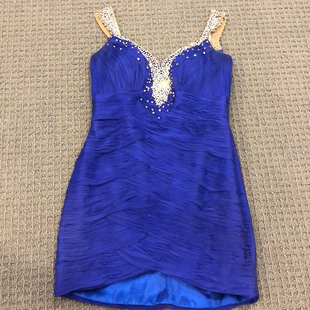 Macduggal Cassandra stone pageant cocktail